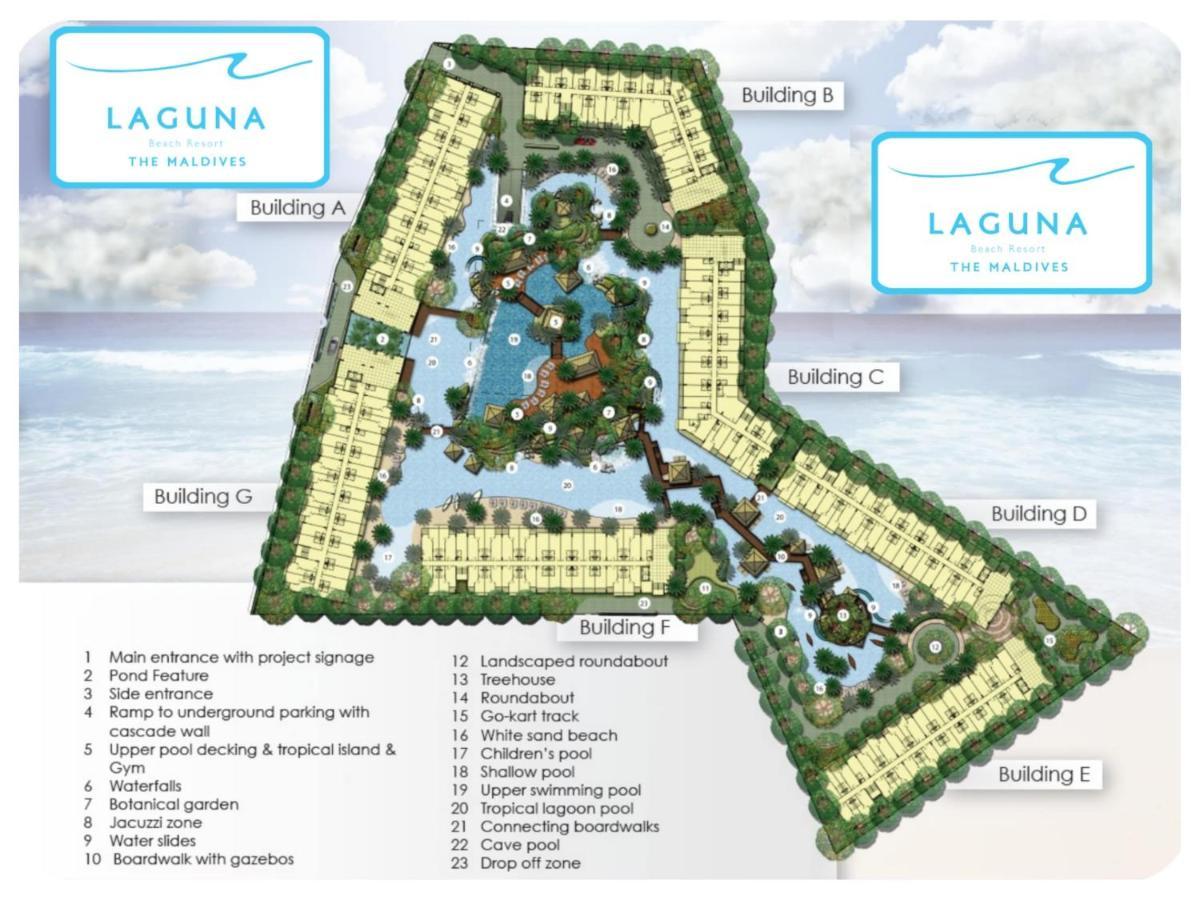 Laguna Beach Condo Resort 3 Maldives Pattaya Pool View ลากูน่า บีช คอนโด รีสอร์ต 3 พัทยา Jomtien Beach Exterior photo